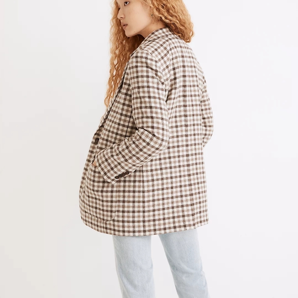 Larsen Blazer in Undyed Check XS